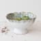 Hello Honey® 9" Green & Brown Stoneware Footed Bowl with Speckled Glaze